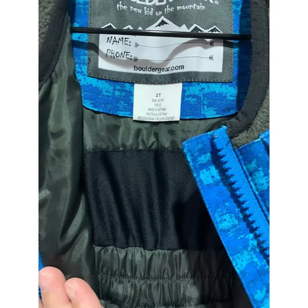 BOULDER GEAR Kids Boy's Active Winter Sports Outdoor Skiing Size 2T